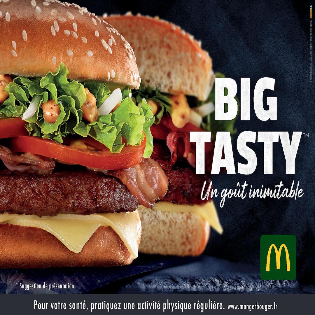 Publicité McDo Big Tasty